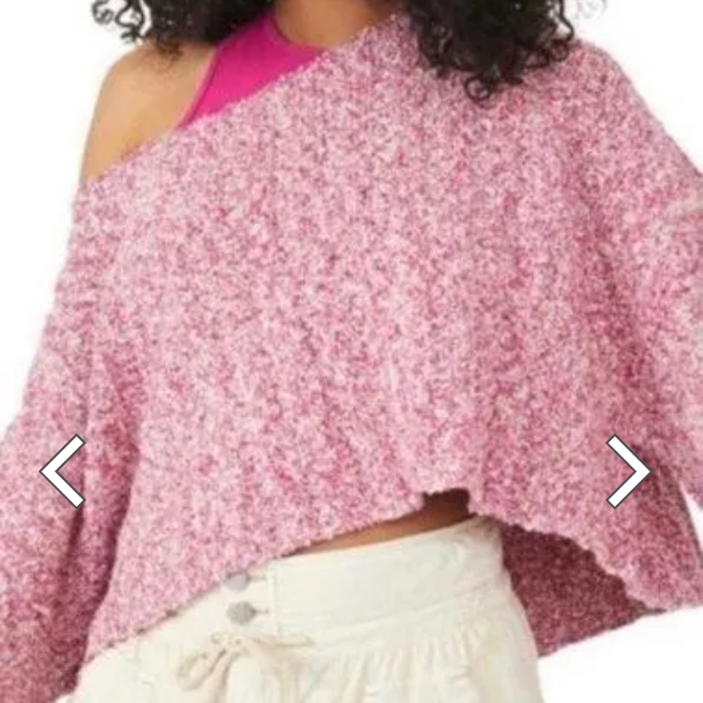 Free People Good Day cropped pullover